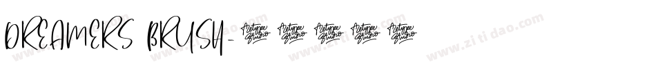 DREAMERS BRUSH字体转换